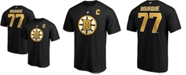 Fanatics Men's Ray Bourque Black Boston Bruins Authentic Stack Retired Player Name and Number T-shirt